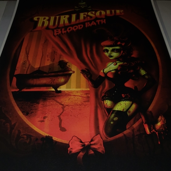 Too Fast Burlesque Blood Bath The Alienist 11"x17" Lithograph Tattoo Art Print - Picture 7 of 8